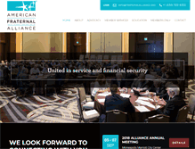Tablet Screenshot of fraternalalliance.org